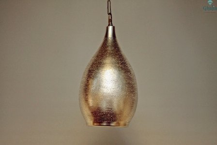 Oosterse hanglamp Alzan L Ghalia uit licht